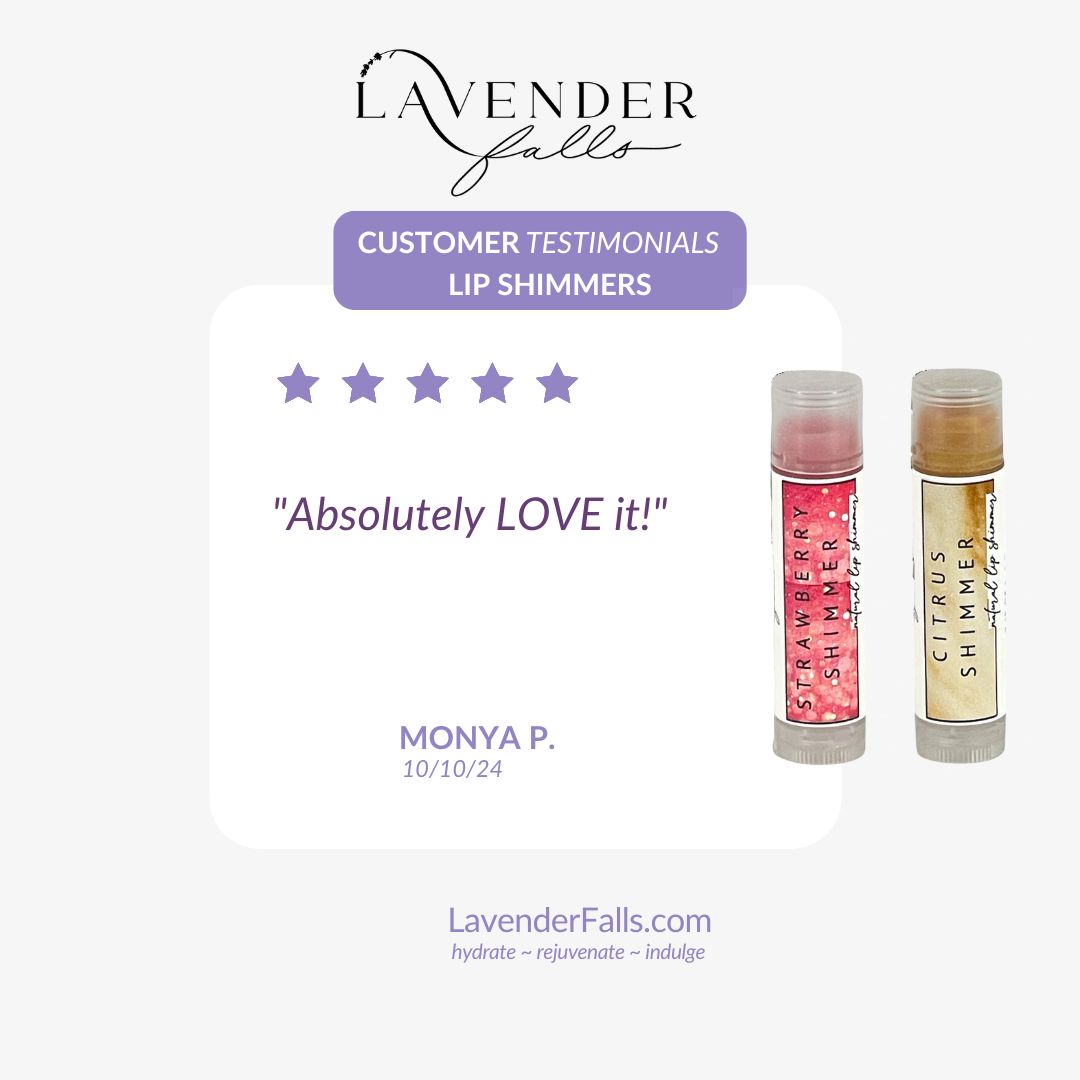 Lip Shimmer customer testimonial
